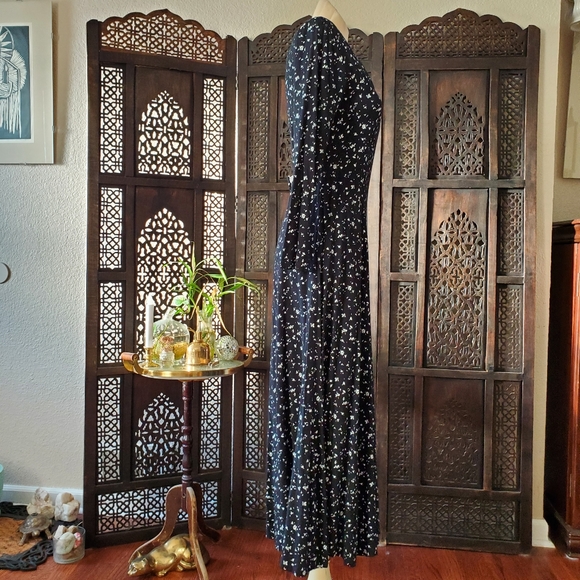 90's Contempo black & white maxi dress - Picture 2 of 12